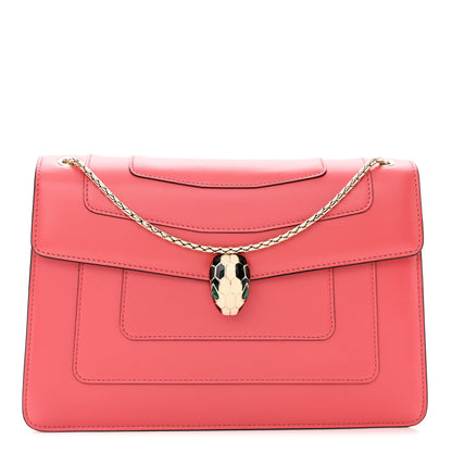 Bulgari Calfskin Serpenti Forever Crossbody Bag Pink 1 of 10