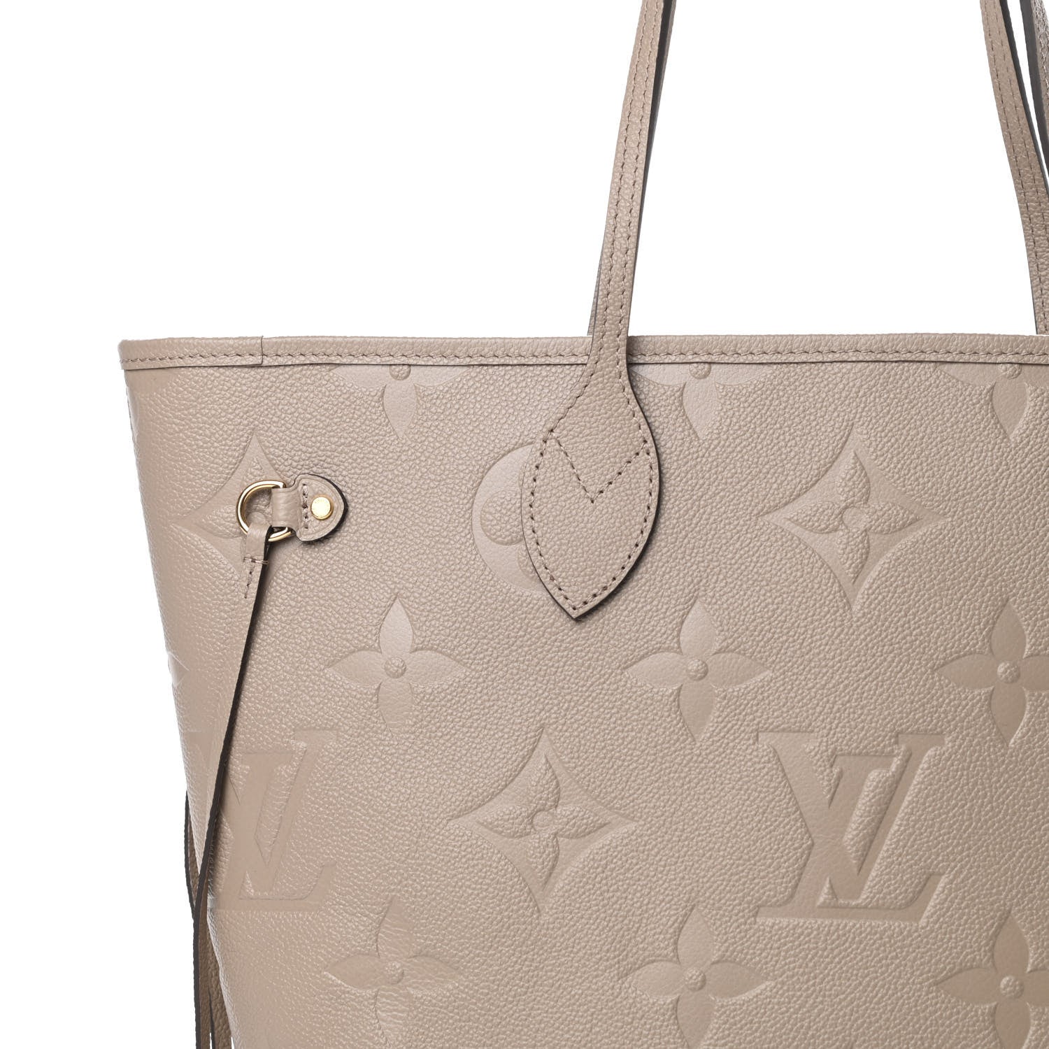 Louis Vuitton Empreinte Monogram Giant Neverfull MM Tourterelle 8 of 11