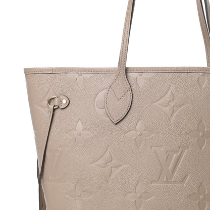 Louis Vuitton Empreinte Monogram Giant Neverfull MM Tourterelle 8 of 11