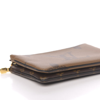Louis Vuitton Reverse Monogram Giant Double Zip Pochette 9 of 11