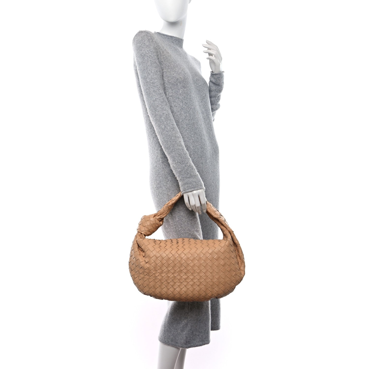Bottega Veneta Nappa Intrecciato Small Jodie Hobo Almond 2 of 10