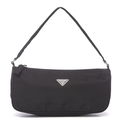Prada Tessuto Nylon Pochette Bag Black 1 of 9