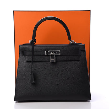 Hermes Epsom Kelly Sellier 28 Black 10 of 10