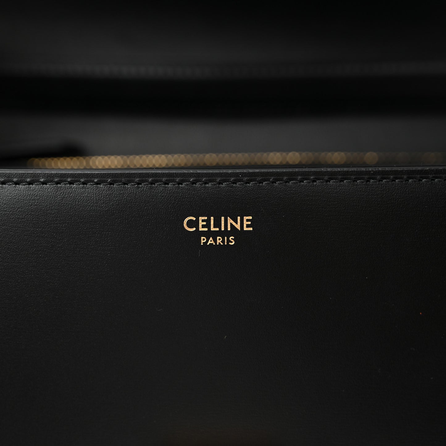 Box Calfskin Medium Classic Box Flap Bag Black