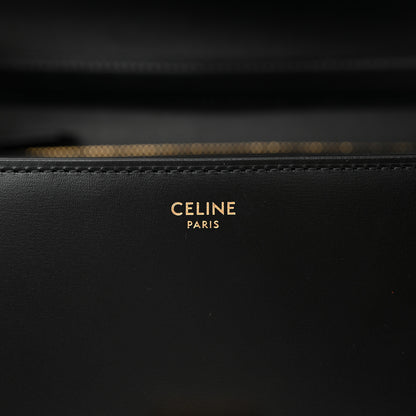 Celine Box Calfskin Medium Classic Box Flap Bag Black 6 of 12
