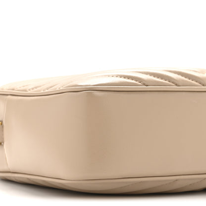 Saint Laurent Calfskin Matelasse Monogram Lou Camera Bag Dark Beige 9 of 13