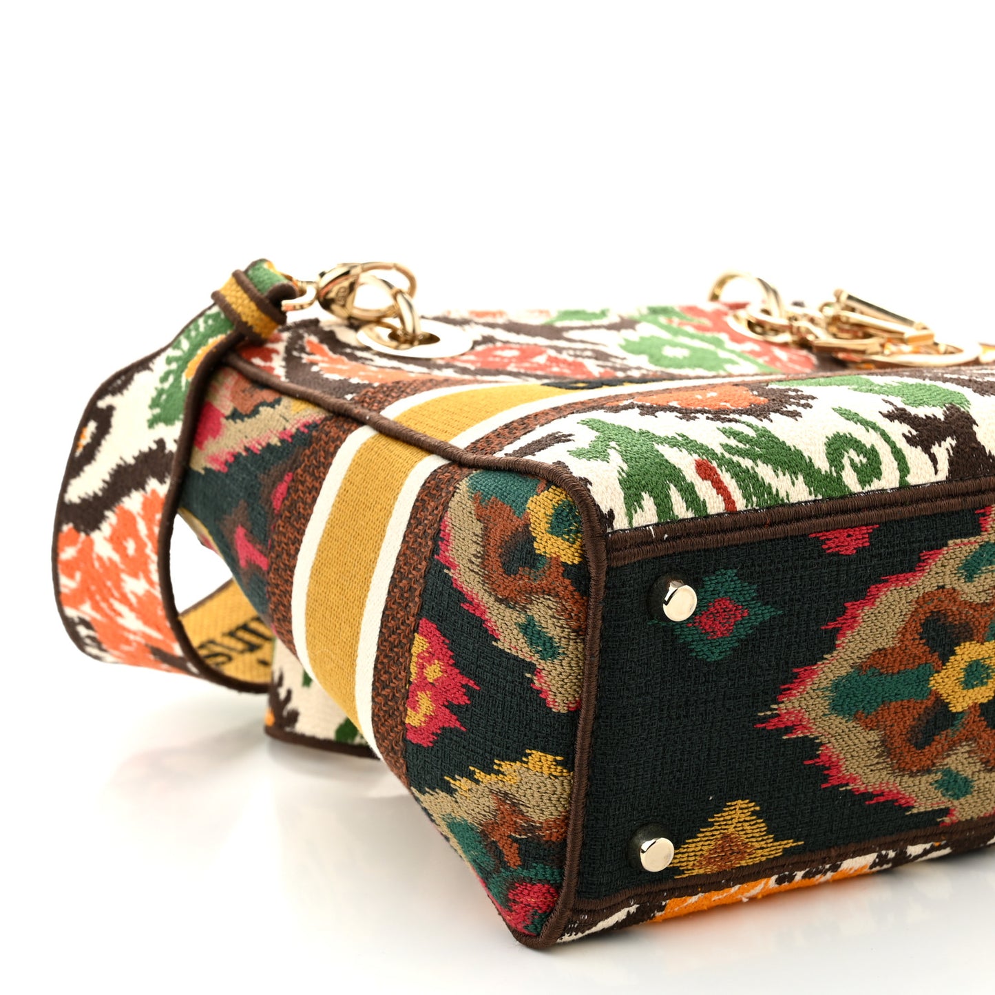 Canvas Embroidered Paisley Medium Lady D-Lite Multicolor
