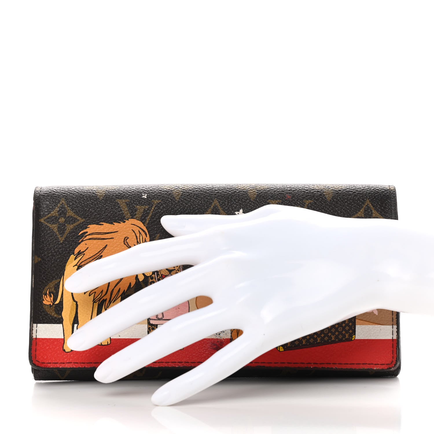 Louis Vuitton Monogram 2018 Christmas Animation Sarah Wallet 2 of 19
