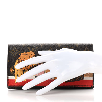 Louis Vuitton Monogram 2018 Christmas Animation Sarah Wallet 2 of 19