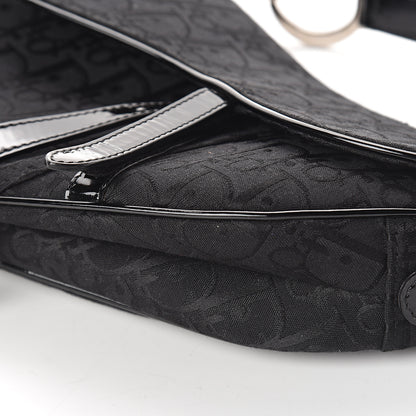 Christian Dior Monogram Saddle Bag Black 8 of 8