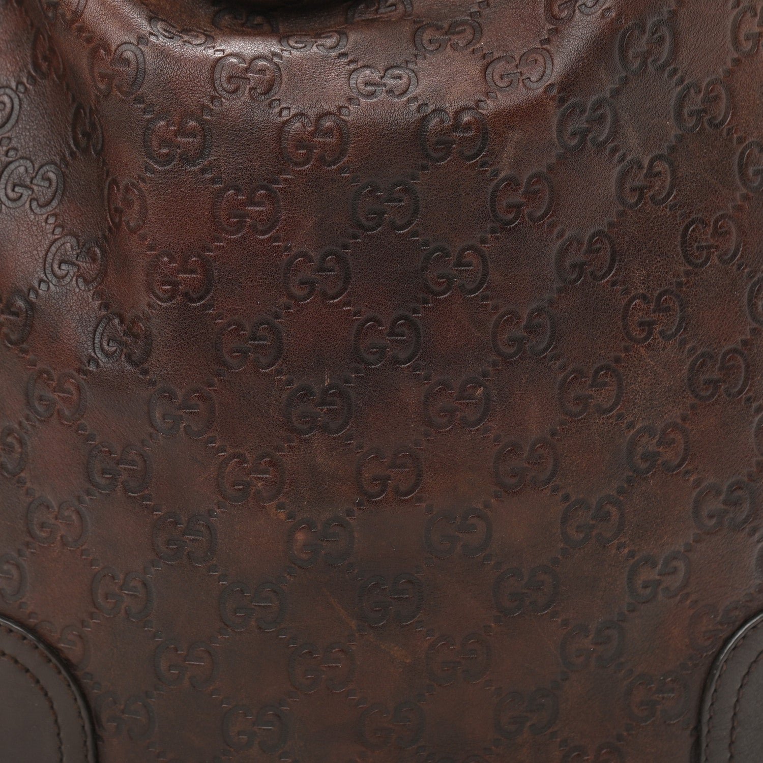 Gucci Guccissima Large Princy Hobo Dark Brown 7 of 13