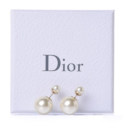 Christian Dior Pearl Mise En Dior Tribal Earrings 5 of 5