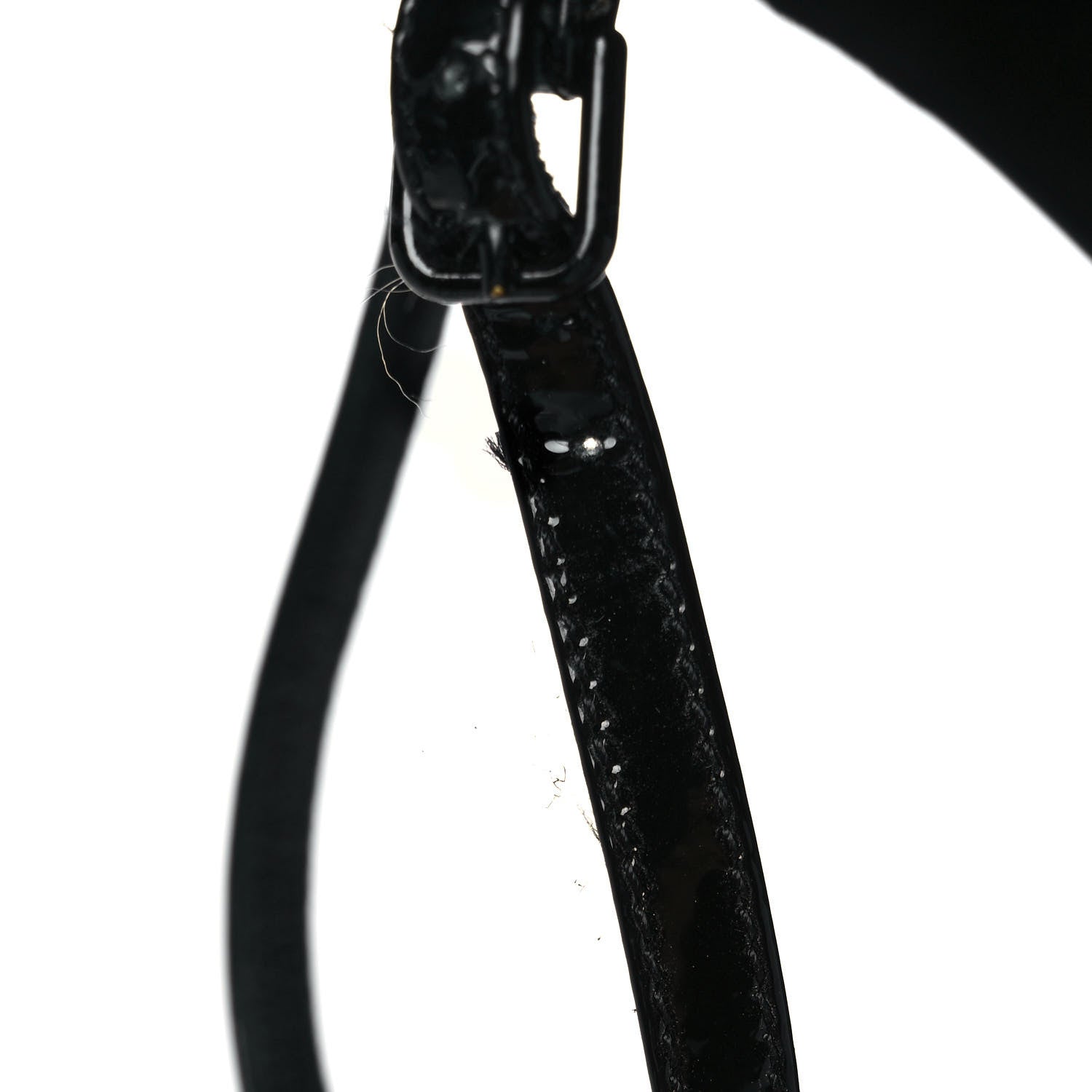 Saint Laurent Patent Calfskin Opyum 110 Sandals 39.5 Black 8 of 9