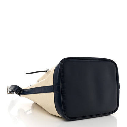 Louis Vuitton Epi Petit Bi-Color Noe Ivory Indigo 4 of 10