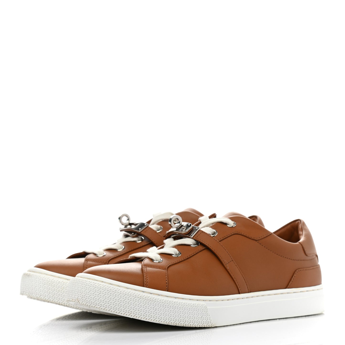 Calfskin Day Sneakers 38 Naturel