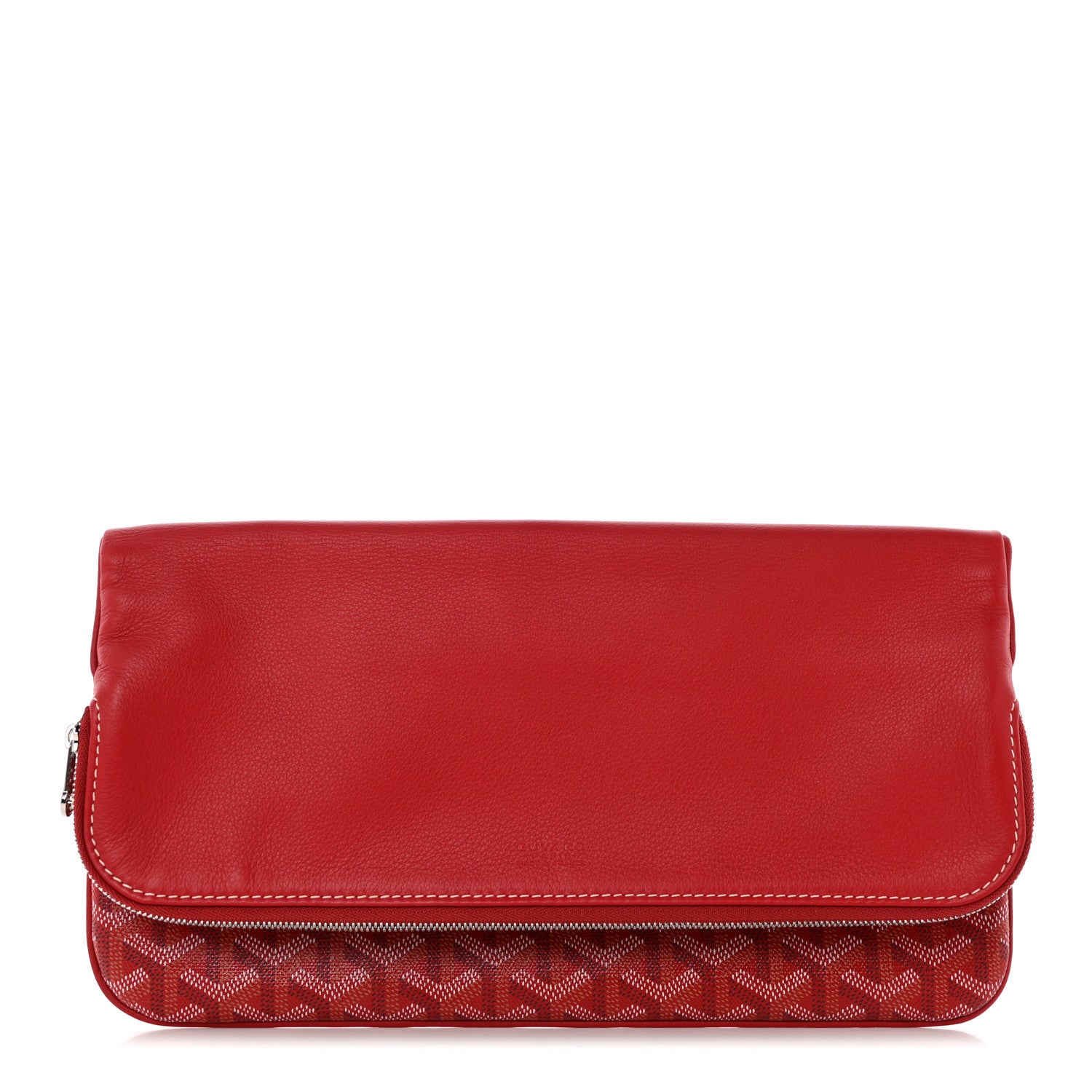 Goyard Goyardine Sainte Marie Soft Clutch Red 1 of 7