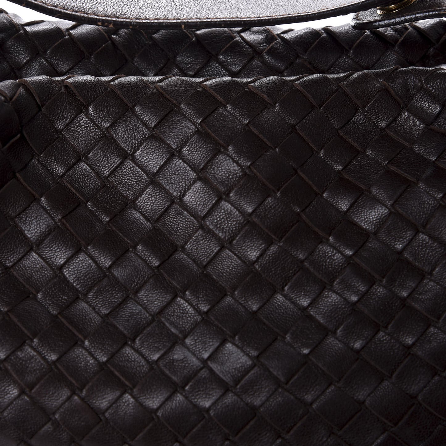 Nappa Intrecciato Large Cosmetic Case Ebano