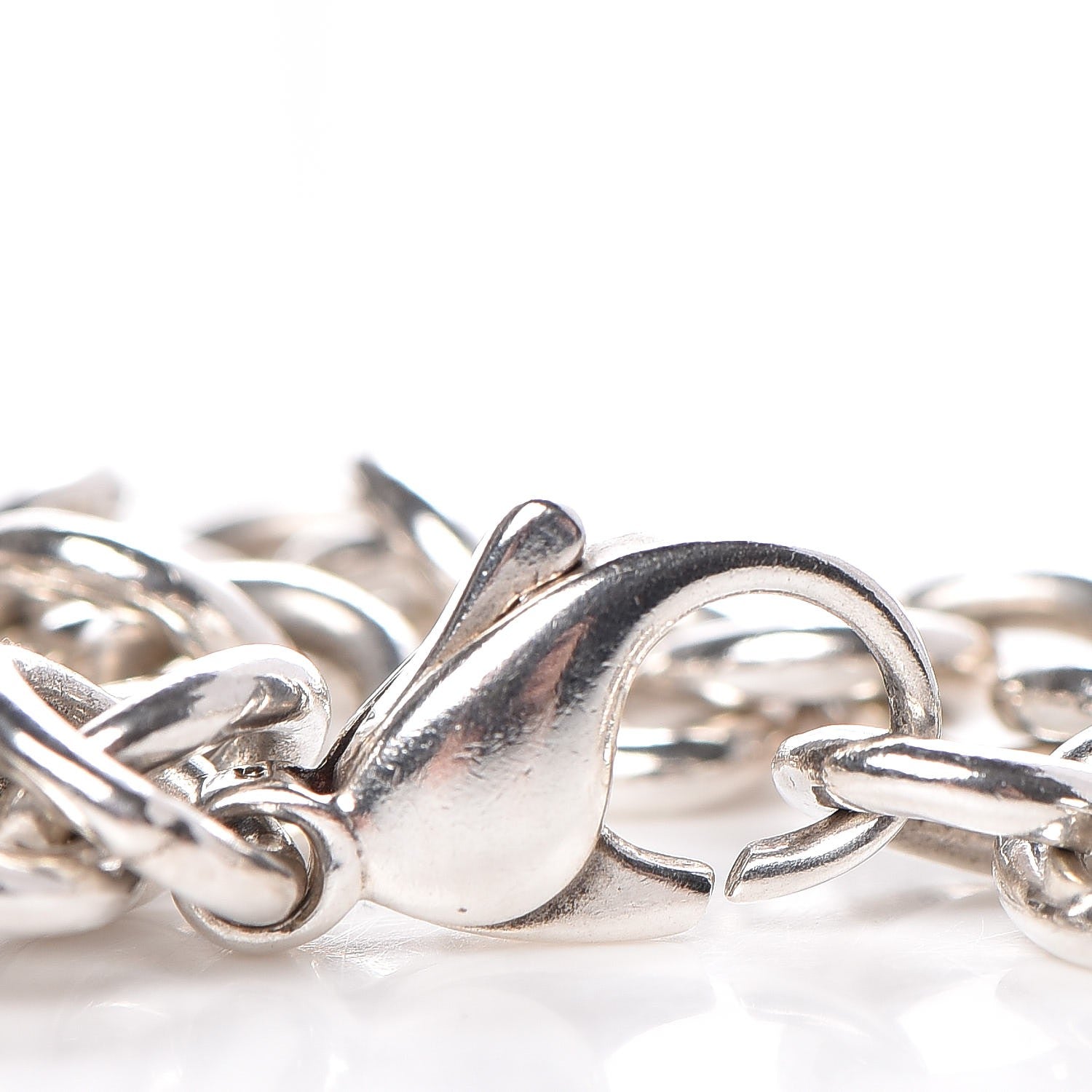 Tiffany Sterling Silver Notes Round Tag Charm Bracelet 7 of 7