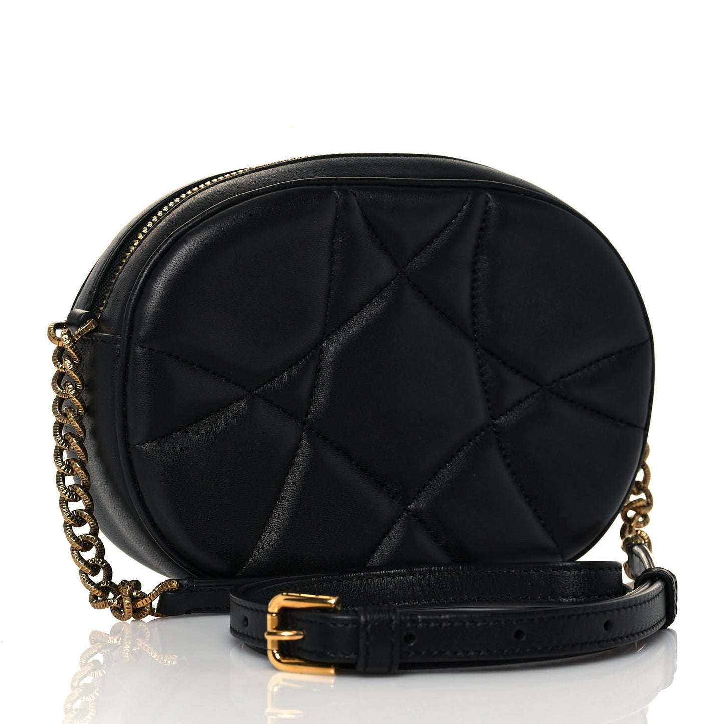 Smooth Calfskin Mini Devotion Camera Bag Black