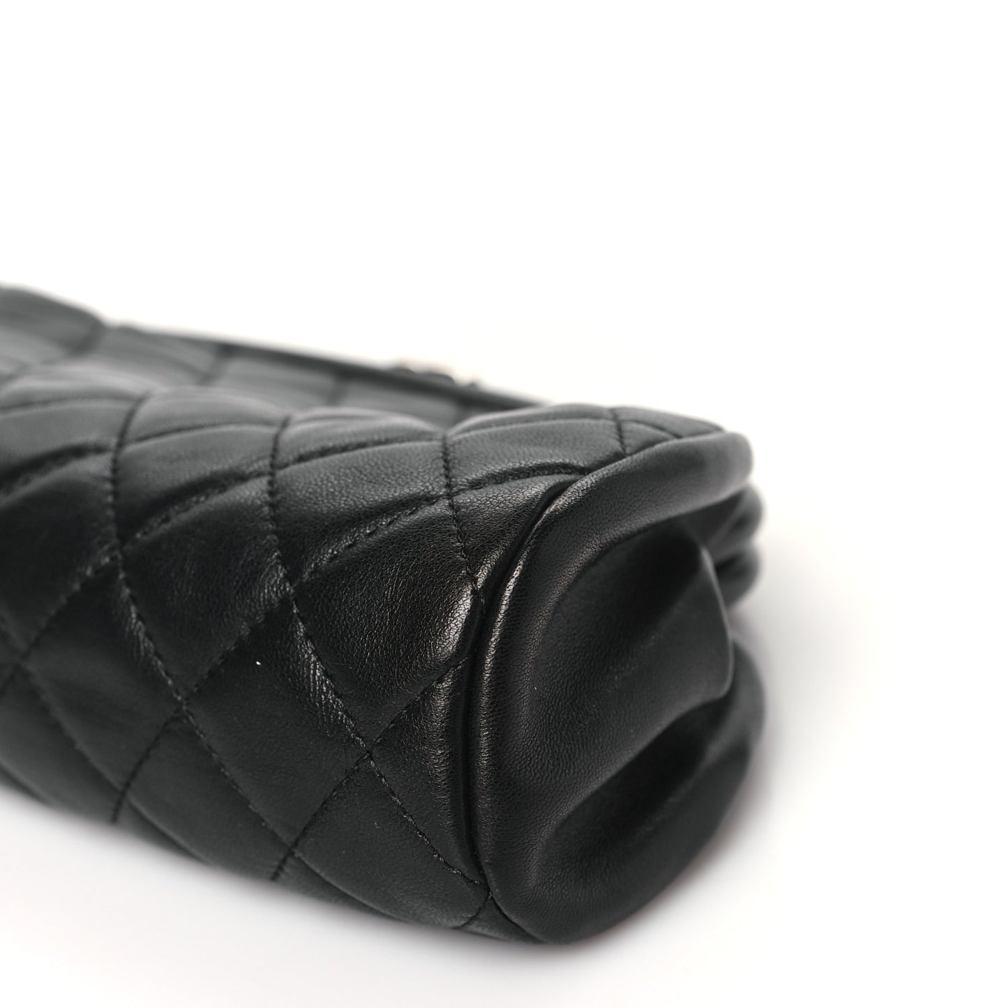 Lambskin Quilted Timeless Clutch Black