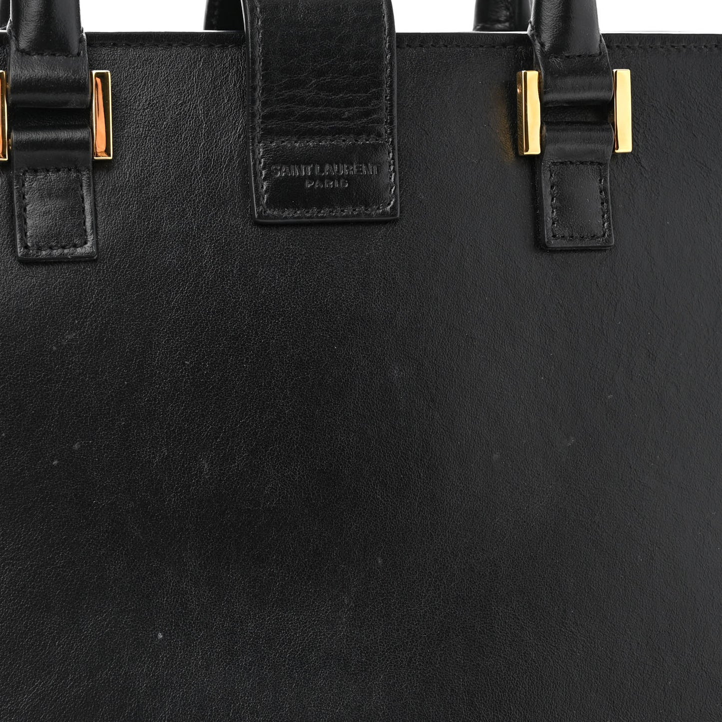 Smooth Calfskin Small Monogram Cabas Black