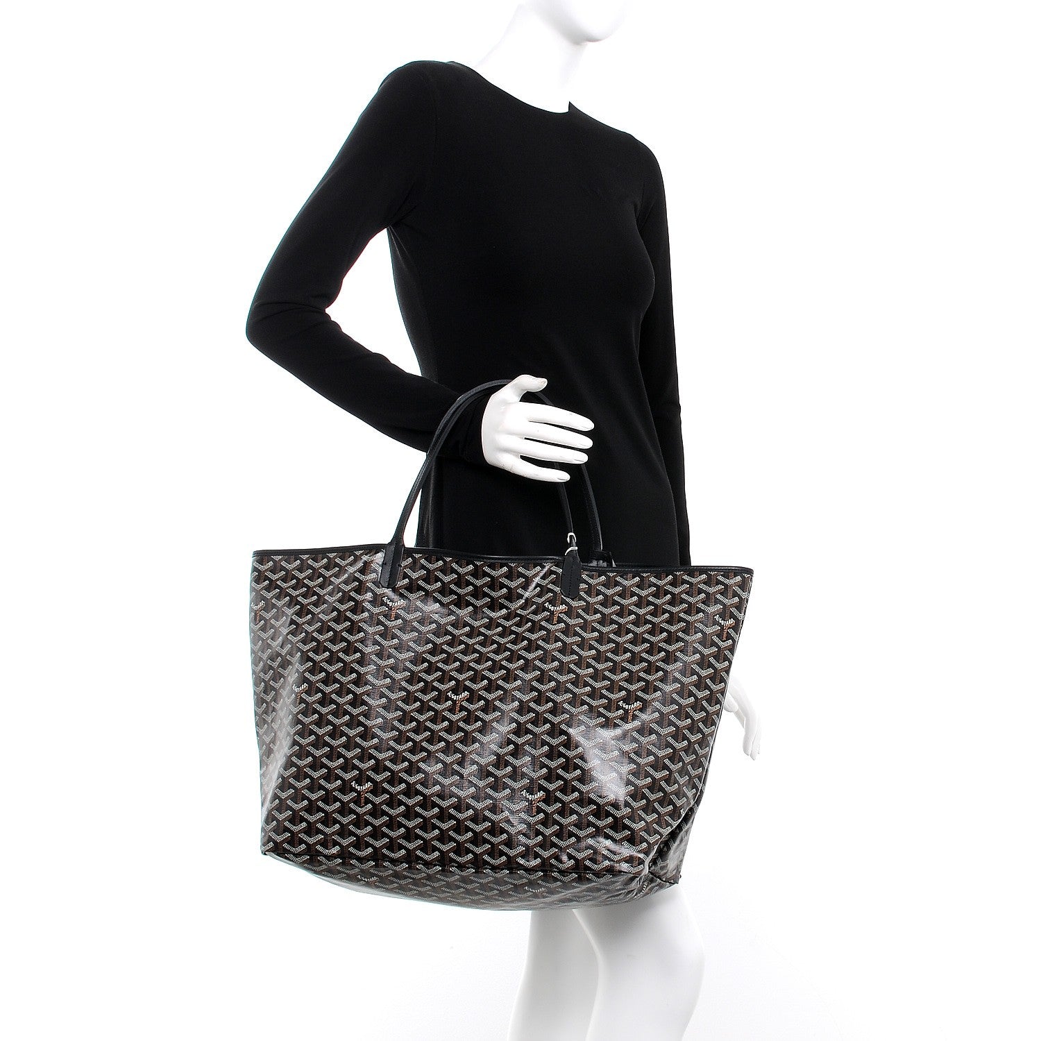 Goyard Goyardine Saint Louis GM Black 2 of 10