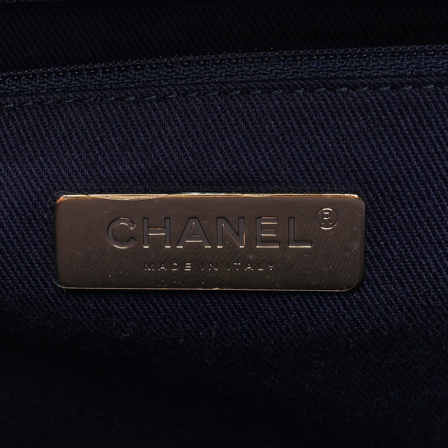 Caviar Quilted Medium Vanity Bag Navy
