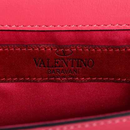 Valentino Garavani Vitello Rockstud Chain Flap Crossbody Bag Deep Rose 6 of 9