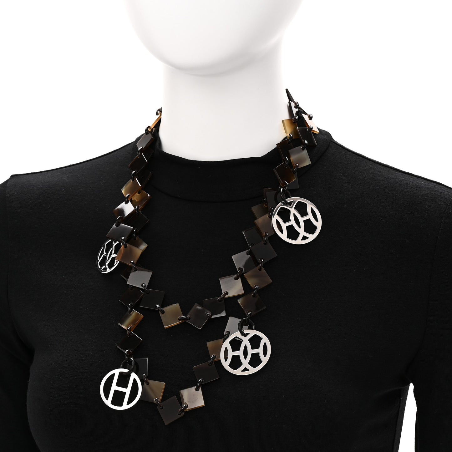 Buffalo Horn Sterling Silver Lena Necklace