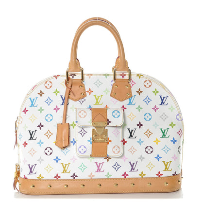 Louis Vuitton Monogram Multicolor Alma GM White 1 of 7