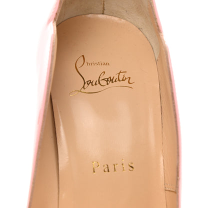Christian Louboutin Patent Hot Chick 100 Pumps 37 Eglantine 9 of 12