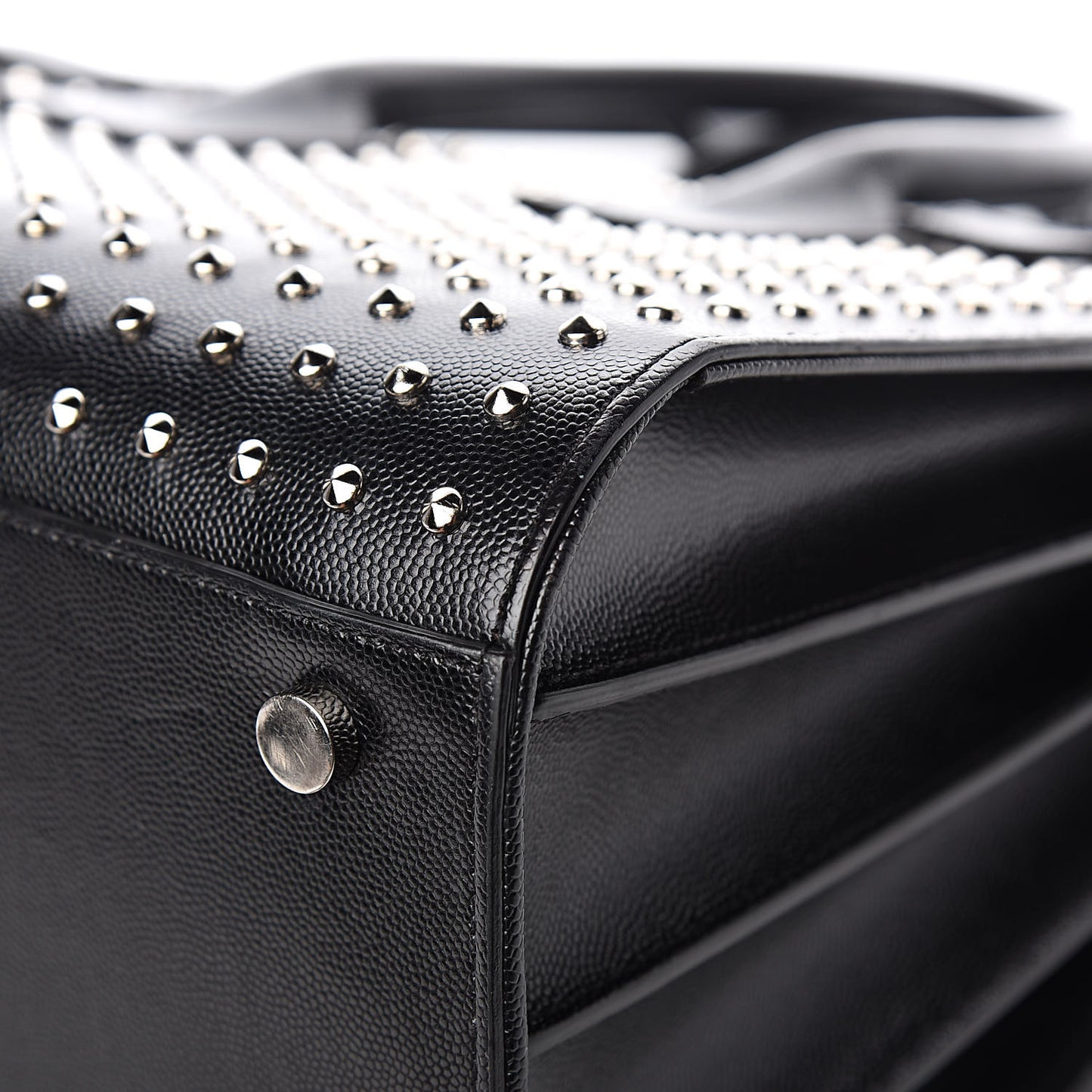 Grain De Poudre Studded Small Sac De Jour Black