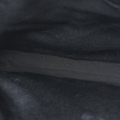 Saint Laurent Grain De Poudre Matelasse Chevron Monogram Shopping Bag Black 7 of 9