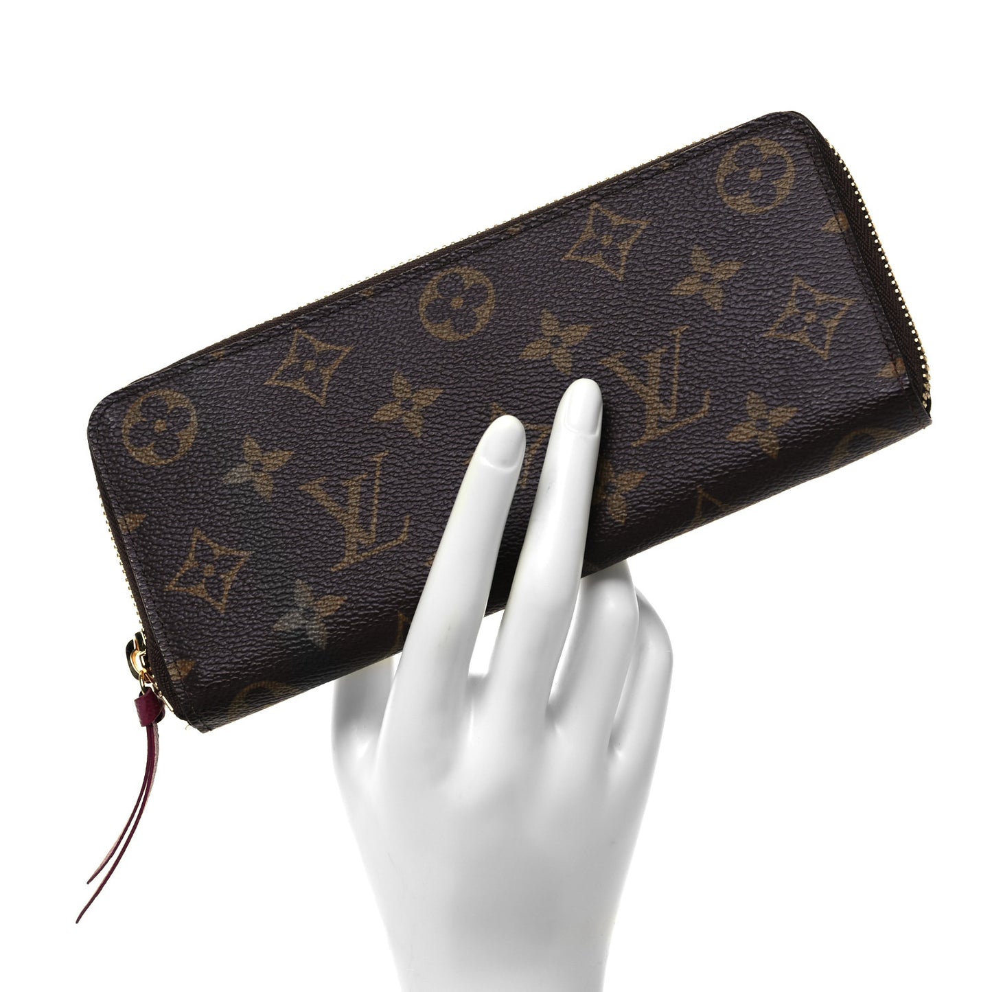 Monogram Clemence Wallet Fuchsia