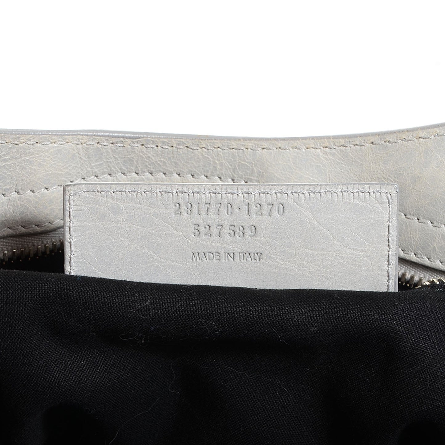 Agneau Giant 12 Silver Hardware City Gris Ciment