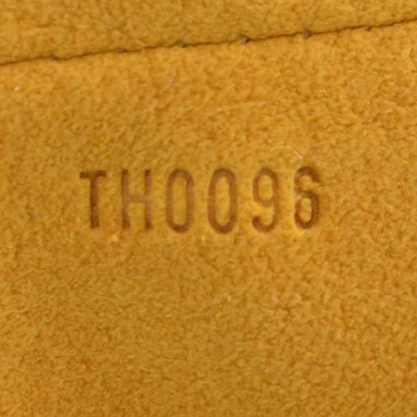 Monogram Denim Pochette Plat Clutch Blue