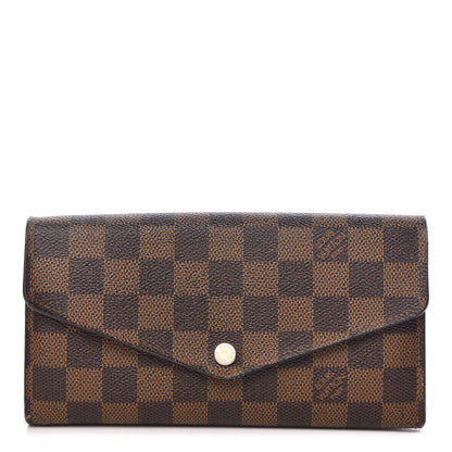 Louis Vuitton Damier Ebene Sarah Wallet NM 1 of 11