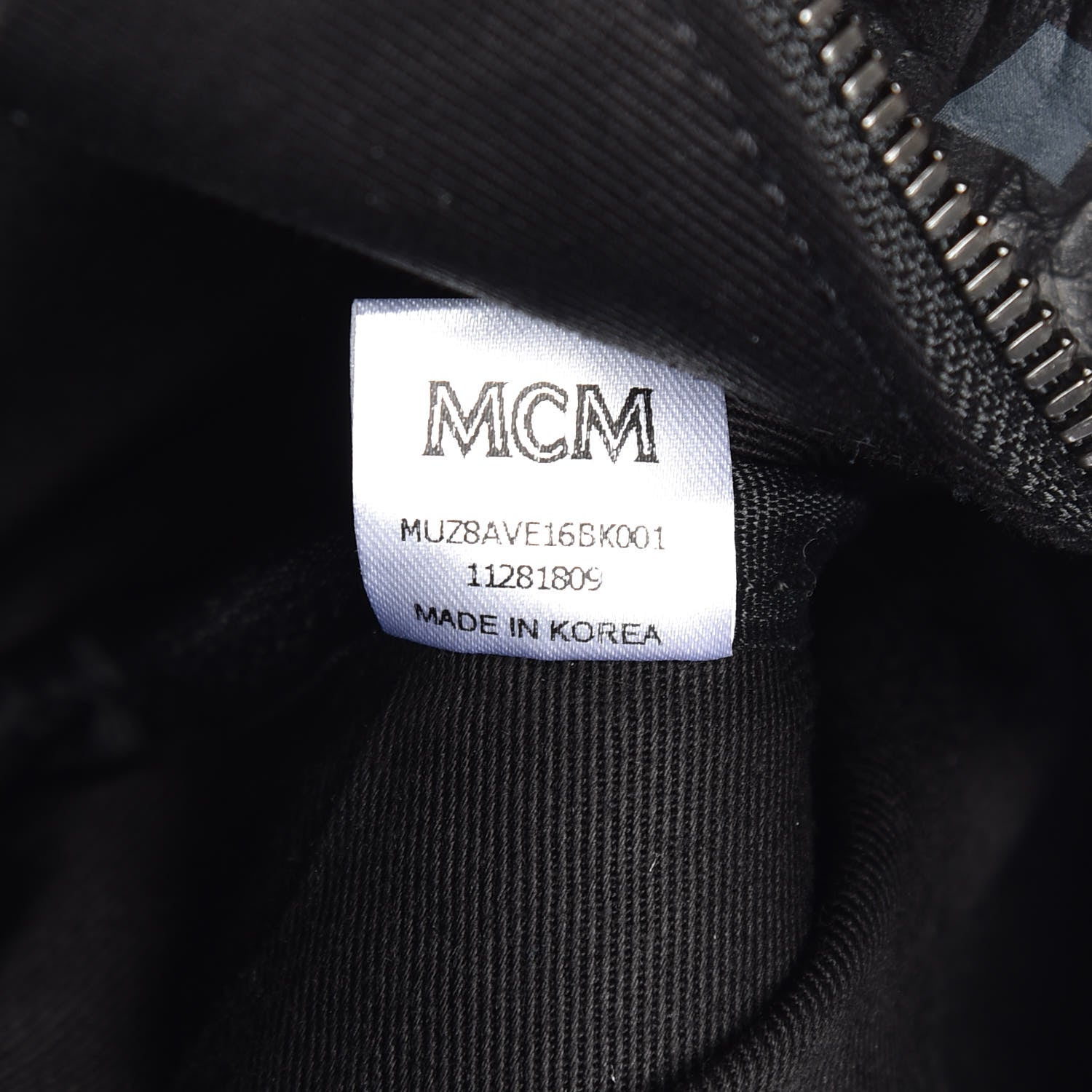 MCM Visetos Stark Belt Bag Black 9 of 9