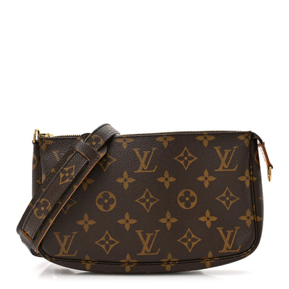 Louis Vuitton Monogram Accessories Pochette Long Strap 1 of 10
