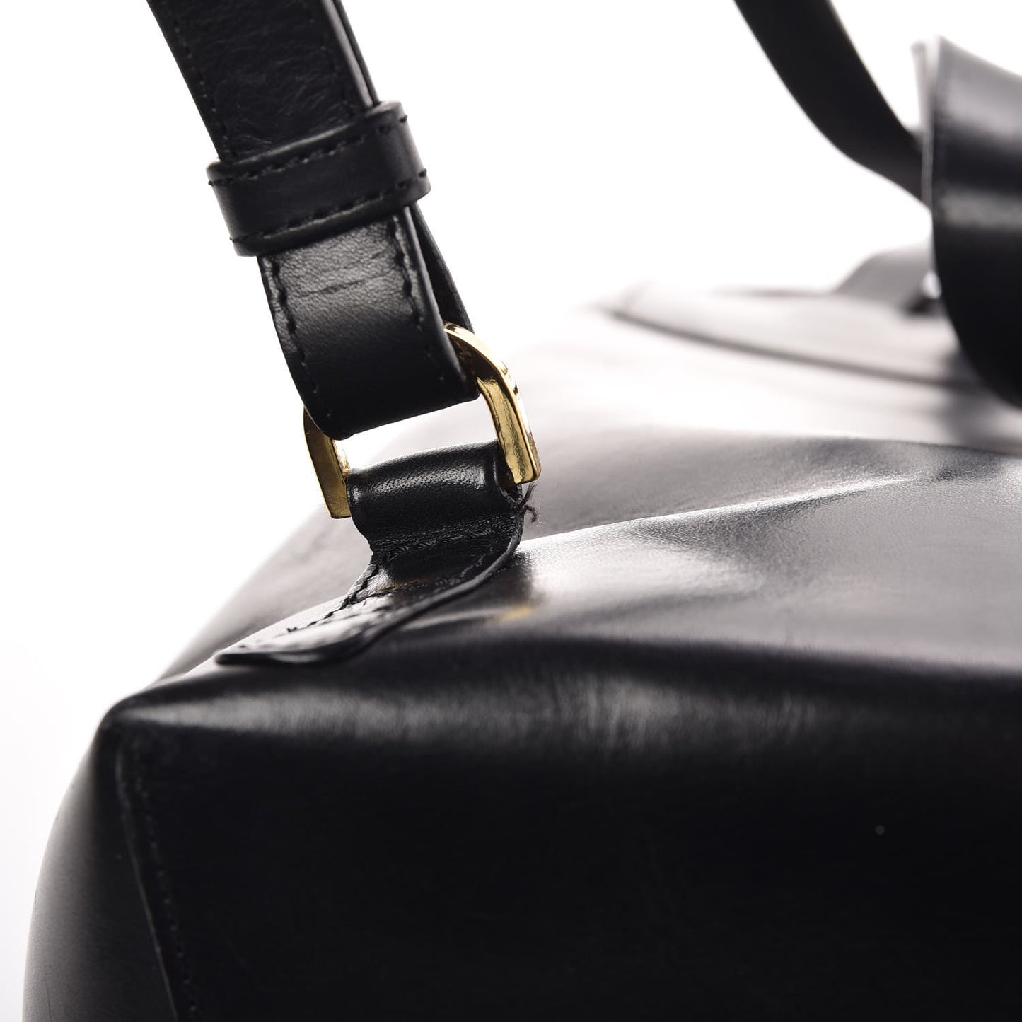 Vegetable Tanned Calfskin Backpack Black Flamma