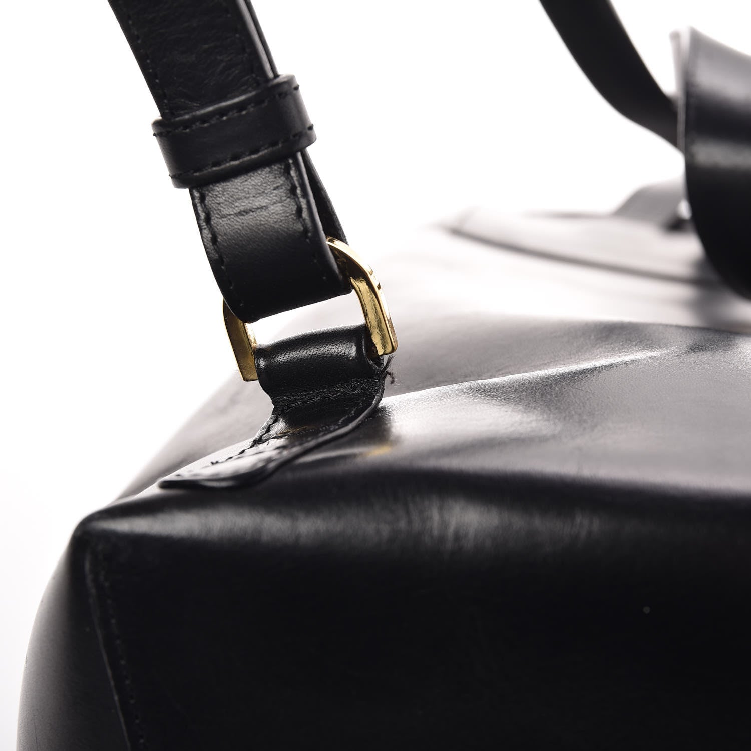 Mansur Gavriel Vegetable Tanned Calfskin Backpack Black Flamma 8 of 8
