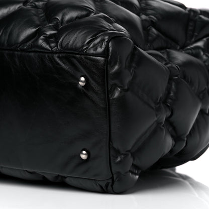 Chanel Calfskin Quilted Large Chesterfield Tote Black 9 of 12