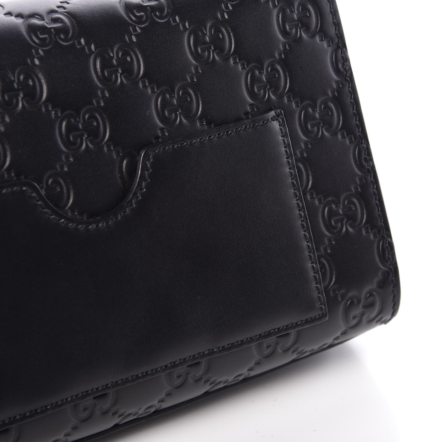 Gucci Guccissima Small Padlock Shoulder Bag Black 12 of 16