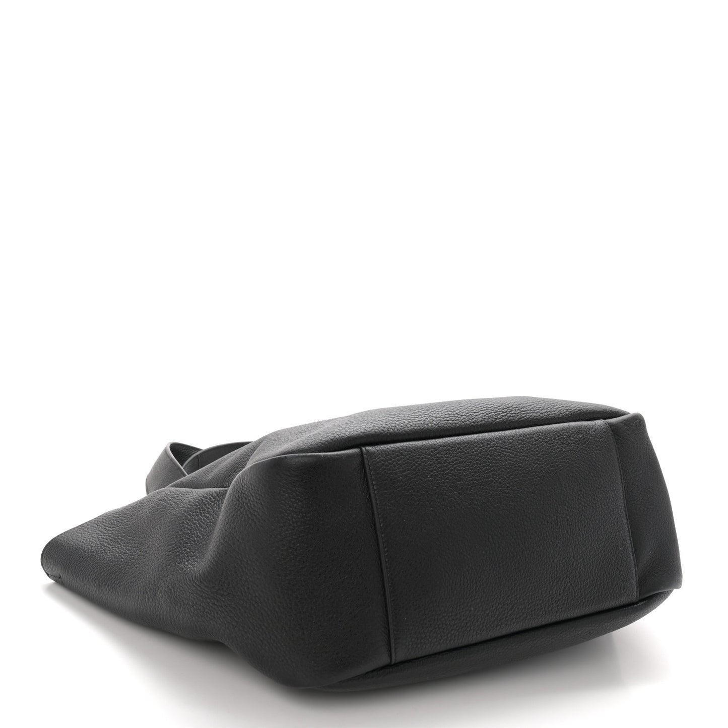 Grained Deerskin Bea Tote Black