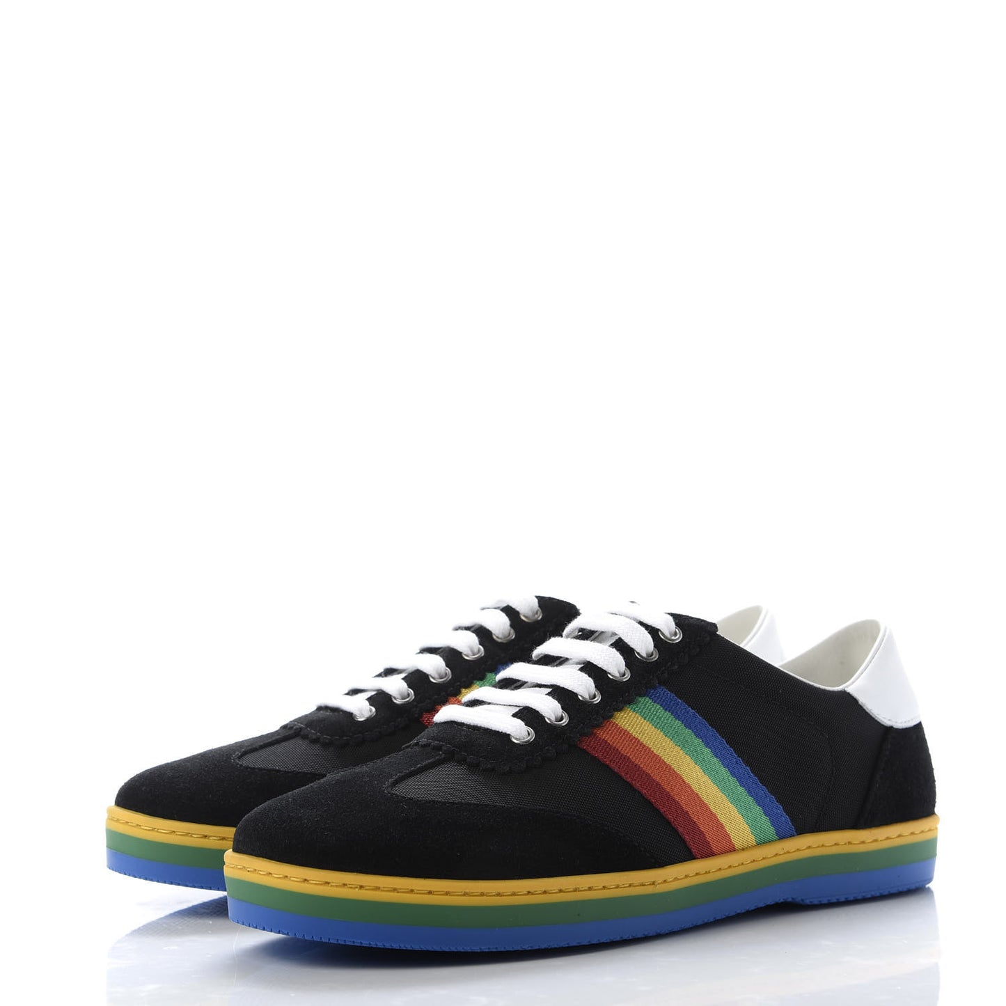 Suede Rainbow Womens G74 Sneakers 35 Black