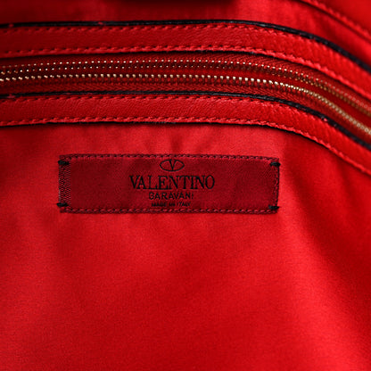 Valentino Garavani Nappa Atelier Rose Edition Large Tote Red 6 of 11