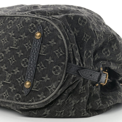 Louis Vuitton Denim Mahina XL Black 10 of 11