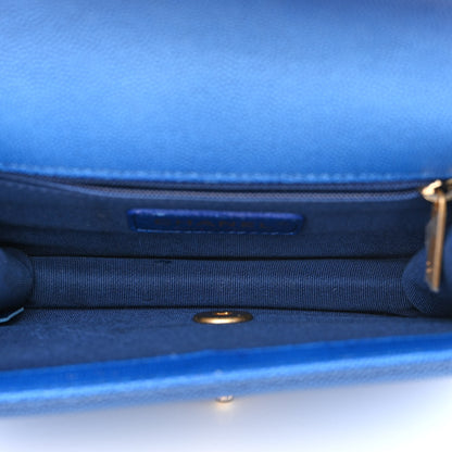 Chanel Caviar Quilted Sunset On The Sea Waist Bag Blue 5 of 13