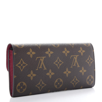 Louis Vuitton Monogram Emilie Wallet Fuchsia 3 of 7