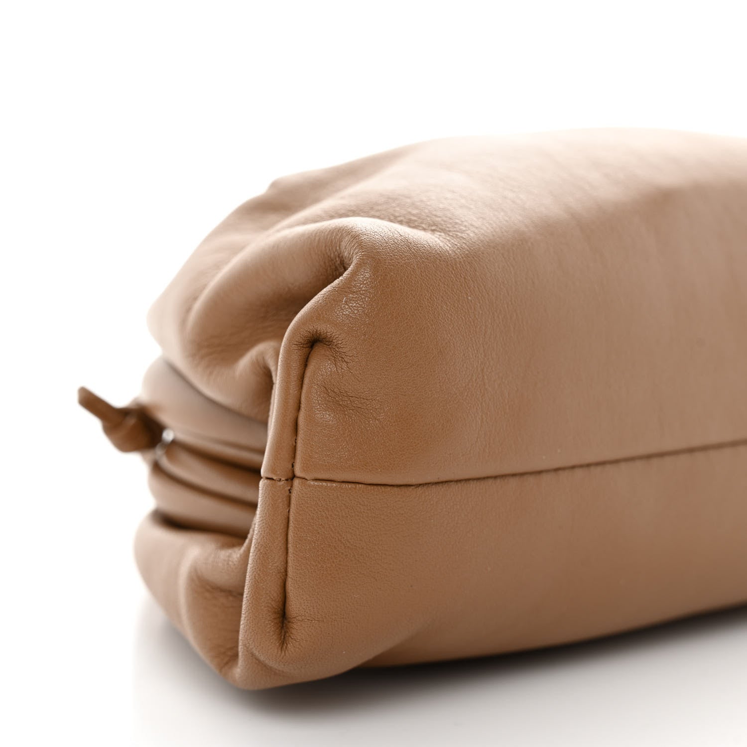 Bottega Veneta Butter Calfskin The Mini Pouch Cammello 9 of 11